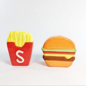 Salt & Pepper Shaker Hamburger 🍔 & Fries 🍟 Set
